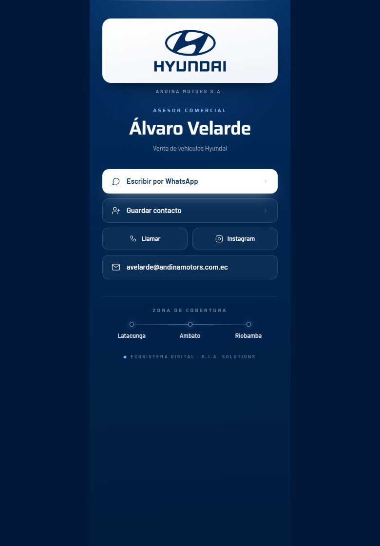 Tarjeta digital de Álvaro Velarde